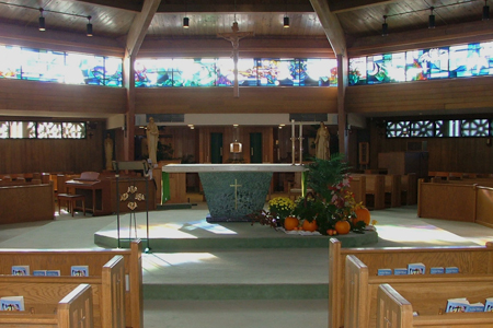 Chapel of Our Lady Seat of Wisdom, Marist College, Poughkeepsie, New York, USA